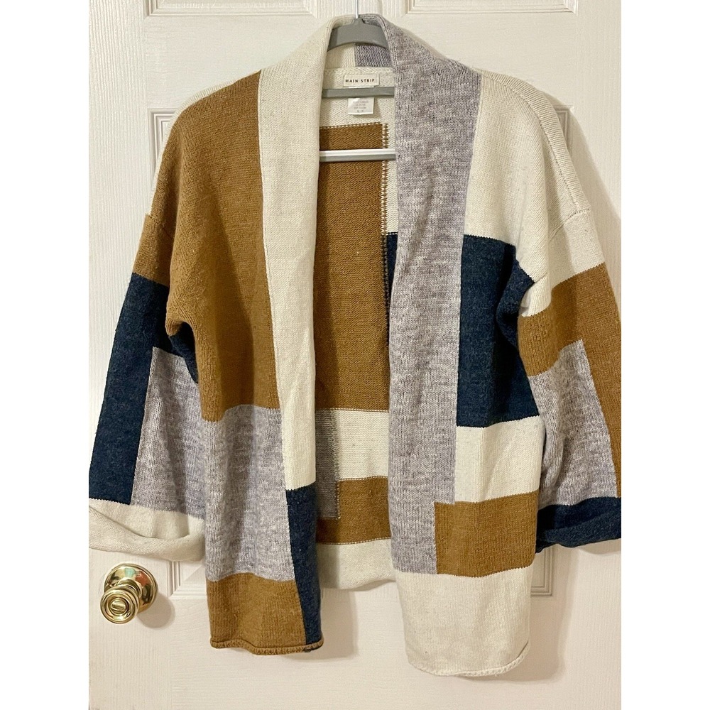 Main Strip Cardigan Sweater Womens M